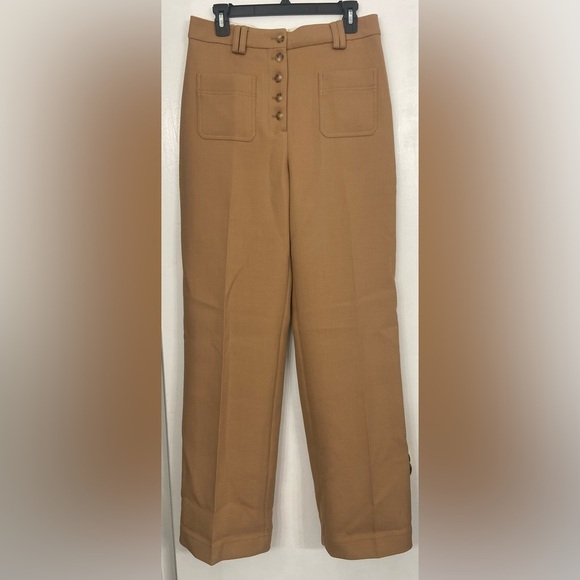 Sezane Chuck Trousers Camel Size US 8/ FR 40 - Picture 5 of 9